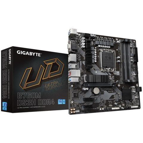 Gigabyte Płyta główna Gigabyte B760M DS3H DDR4 (WYPRZEDAŻ) Gigabyte Płyta główna Gigabyte B760M DS3H DDR4 (WYPRZEDAŻ)
