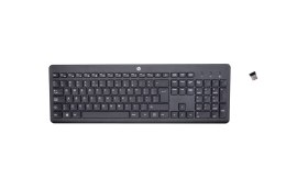 Hewlett-Packard Klawiatura HP 230 Wireless Keyboard bezprzewodowa czarna 3L1E7AA