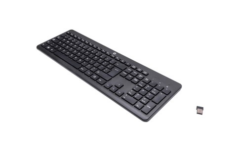 Hewlett-Packard Klawiatura HP 230 Wireless Keyboard bezprzewodowa czarna 3L1E7AA Hewlett-Packard Klawiatura HP 230 Wireless Keyboard bezprzewodowa czarna 3L1E7AA