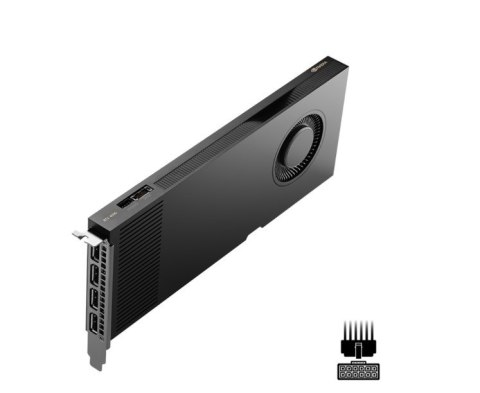 PNY Technologies Karta graficzna PNY NVIDIA RTX 4000 Ada Generation, 20 GB GDDR6 160-bit, PCIe 4.0 x16, Single Slot, 4x Mini DP 1.4a, ATX - ATX b PNY Technologies Karta graficzna PNY NVIDIA RTX 4000 Ada Generation, 20 GB GDDR6 160-bit, PCIe 4.0 x16, Single Slot, 4x Mini DP 1.4a, ATX - ATX b