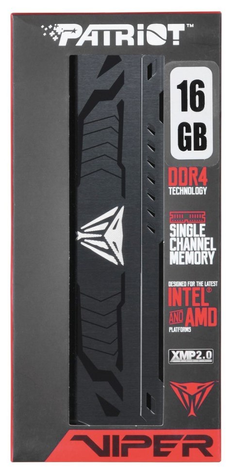 Patriot Memory PATRIOT Viper Steel DDR4 16GB 3600 MHz CL18 XMP2 Patriot Memory PATRIOT Viper Steel DDR4 16GB 3600 MHz CL18 XMP2