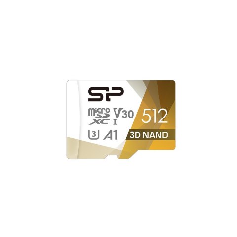 Silicon Power Karta pamięci Silicon Power microSDXC Superior Pro 512GB V30 UHS-1 U3 A1 + ADAPTER microSD-SD Silicon Power Karta pamięci Silicon Power microSDXC Superior Pro 512GB V30 UHS-1 U3 A1 + ADAPTER microSD-SD