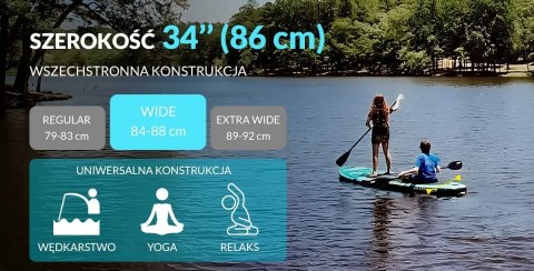 Skatinger Deska SUP SKATINGER Octopus 335x86x15 cm Allround Skatinger Deska SUP SKATINGER Octopus 335x86x15 cm Allround