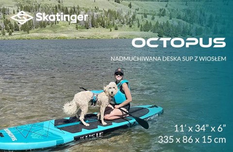 Skatinger Deska SUP SKATINGER Octopus 335x86x15 cm Allround Skatinger Deska SUP SKATINGER Octopus 335x86x15 cm Allround