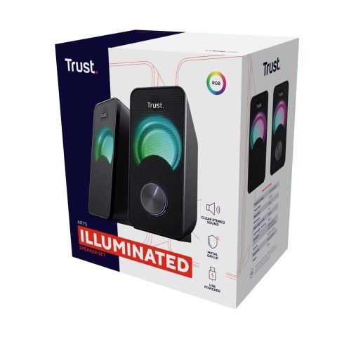 Trust Głośniki TRUST ARYS RGB COMPACT 2.0 Trust Głośniki TRUST ARYS RGB COMPACT 2.0