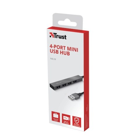 Trust HUB USB TRUST Halyx 4-portowy Mini USB Trust HUB USB TRUST Halyx 4-portowy Mini USB