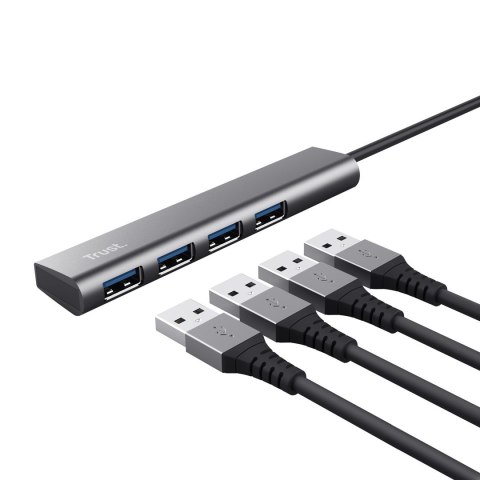 Trust Hub USB HALYX 4-PORT USB-C HUB (24948) Trust Hub USB HALYX 4-PORT USB-C HUB (24948)