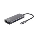 Trust Multi-Port Adapter Trust DALYX 6-IN-1 USB-C Silver