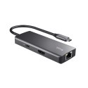 Trust Multi-Port Adapter Trust DALYX 6-IN-1 USB-C Silver