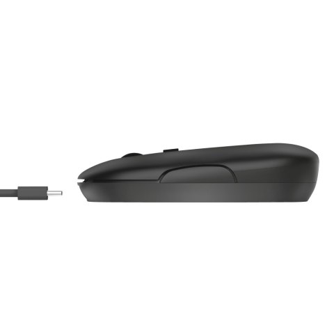 Trust Mysz TRUST Puck Rechargeable Wireless Ultra-Thin Black