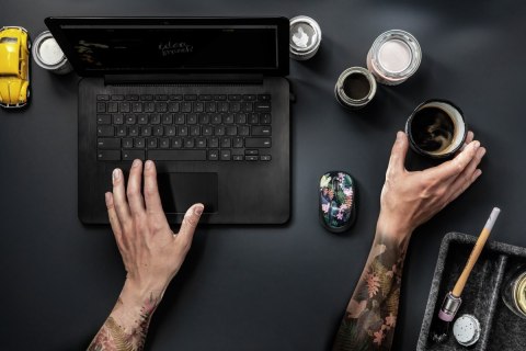 Trust Mysz Trust Yvi Wireless Parrot 23387 (optyczna; 1600 DPI; wielokolorowy)