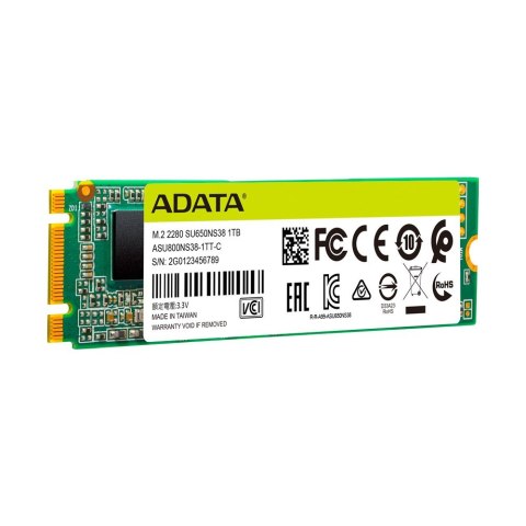 ADATA Dysk SSD ADATA Ultimate SU650 1TB M.2 2280 ADATA Dysk SSD ADATA Ultimate SU650 1TB M.2 2280