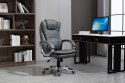 Activejet Fotel biurowy z masażem, podgrzewany ACTIVEJET YK7304 szary