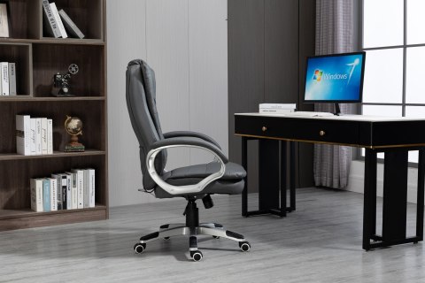 Activejet Fotel biurowy z masażem, podgrzewany ACTIVEJET YK7304 szary