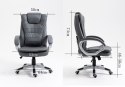 Activejet Fotel biurowy z masażem, podgrzewany ACTIVEJET YK7304 szary
