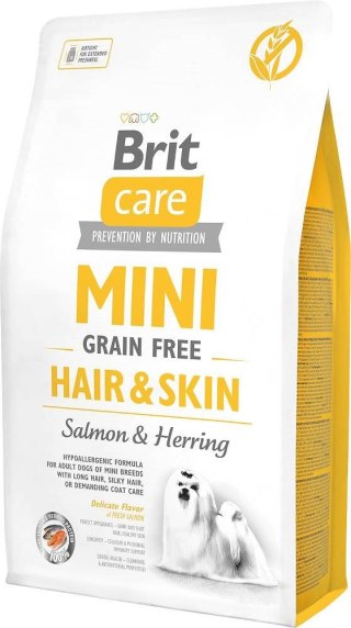 Brit BRIT Care Mini Hair&Skin Salmon&Herring - sucha karma dla psa - 2 kg