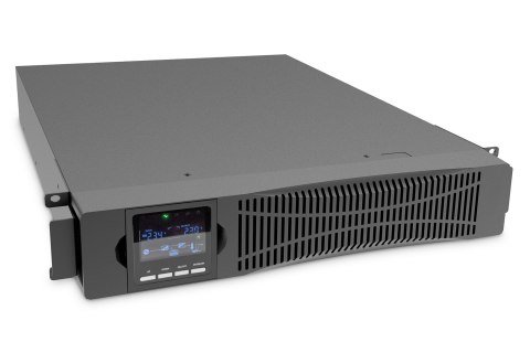 DIGITUS Zasilacz awaryjny UPS Online Rack 19" LCD 3kVA/3kW6x12V/9Ah 8xC13 1xC19/C20 USB RS232 RJ45 GŁ.600mm (WYPRZEDAŻ)