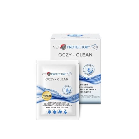 JM Sante JM SANTE VET PROTECTOR OCZY CLEAN 20szt JM Sante JM SANTE VET PROTECTOR OCZY CLEAN 20szt