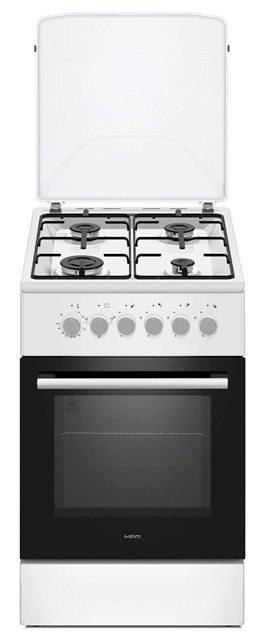 MPM Kuchnia gazowo-elektryczna MPM-56-KGE-03 Biała