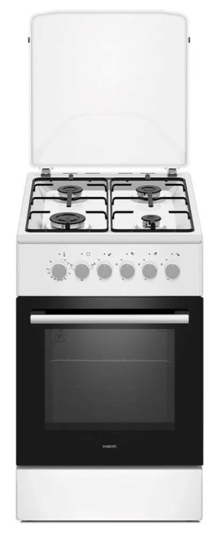 MPM Kuchnia gazowo-elektryczna MPM-56-KGM-04 Biała
