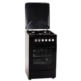 MPM Kuchnia gazowo-elektryczna MPM-56-KGM-12B Czarna
