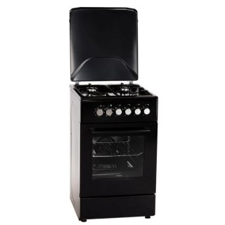 MPM Kuchnia gazowo-elektryczna MPM-56-KGM-12B Czarna
