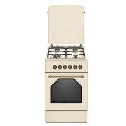 MPM Kuchnia gazowo-elektryczna Retro Designe MPM-56-KRM-14 kremowa