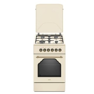 MPM Kuchnia gazowo-elektryczna Retro Designe MPM-56-KRM-14 kremowa