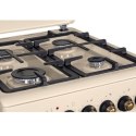 MPM Kuchnia gazowo-elektryczna Retro Designe MPM-56-KRM-14 kremowa