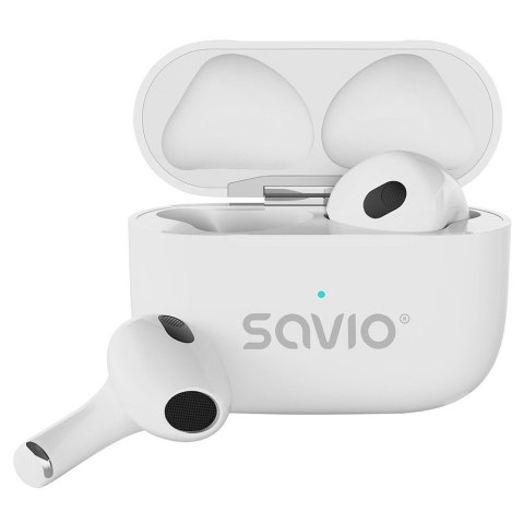 SAVIO SAVIO SŁUCHAWKI BEZPRZEWODOWE BLUETOOTH TWS-01 PRO SAVIO SAVIO SŁUCHAWKI BEZPRZEWODOWE BLUETOOTH TWS-01 PRO