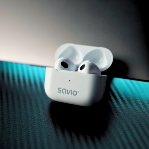 SAVIO SAVIO SŁUCHAWKI BEZPRZEWODOWE BLUETOOTH TWS-01 PRO SAVIO SAVIO SŁUCHAWKI BEZPRZEWODOWE BLUETOOTH TWS-01 PRO