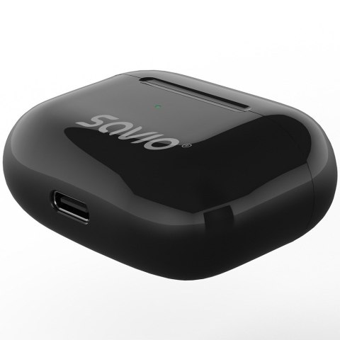 SAVIO SAVIO SŁUCHAWKI BEZPRZEWODOWE BLUETOOTH TWS-02 PRO SAVIO SAVIO SŁUCHAWKI BEZPRZEWODOWE BLUETOOTH TWS-02 PRO