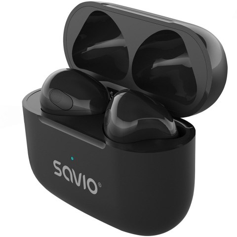 SAVIO SAVIO SŁUCHAWKI BEZPRZEWODOWE BLUETOOTH TWS-02 PRO SAVIO SAVIO SŁUCHAWKI BEZPRZEWODOWE BLUETOOTH TWS-02 PRO