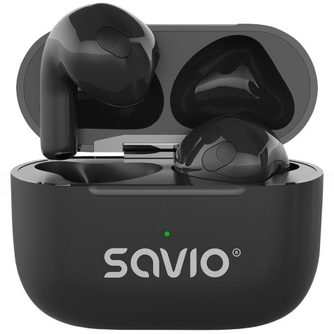 SAVIO SAVIO SŁUCHAWKI BEZPRZEWODOWE BLUETOOTH TWS-02 PRO SAVIO SAVIO SŁUCHAWKI BEZPRZEWODOWE BLUETOOTH TWS-02 PRO