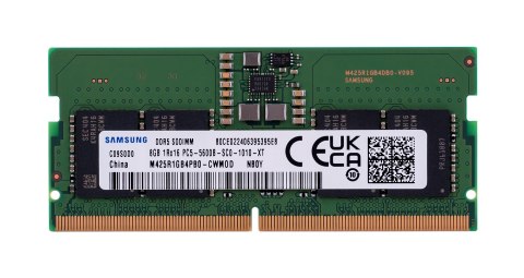 Samsung SemiConductor Samsung SO-DIMM 8GB DDR5 1Rx16 5600MHz PC5-44800 M425R1GB4BB0-CWM Samsung SemiConductor Samsung SO-DIMM 8GB DDR5 1Rx16 5600MHz PC5-44800 M425R1GB4BB0-CWM