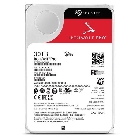 Seagate HDD Seagate IronWolf Pro 30TB SATA ST30000NT011 Seagate HDD Seagate IronWolf Pro 30TB SATA ST30000NT011