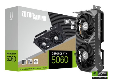 ZOTAC Karta graficzna ZOTAC GAMING GeForce RTX 5060 TWIN EDGE OC 8GB ZOTAC Karta graficzna ZOTAC GAMING GeForce RTX 5060 TWIN EDGE OC 8GB