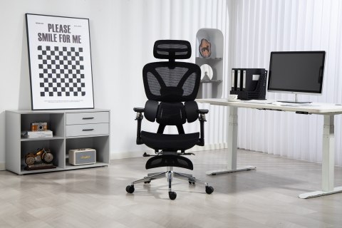 Activejet Ergonomiczny fotel biurowy ACTIVEJET YK848 czarny Activejet Ergonomiczny fotel biurowy ACTIVEJET YK848 czarny