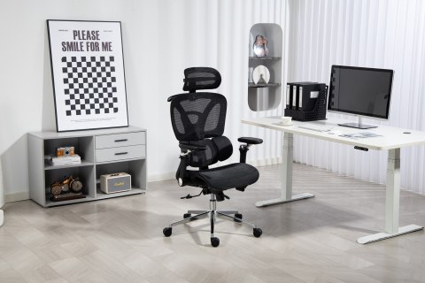 Activejet Ergonomiczny fotel biurowy ACTIVEJET YK848 czarny Activejet Ergonomiczny fotel biurowy ACTIVEJET YK848 czarny
