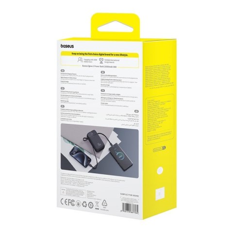 Baseus BASEUS POWERBANK QPOW2 20000MAH 30W (CZARNY) Baseus BASEUS POWERBANK QPOW2 20000MAH 30W (CZARNY)