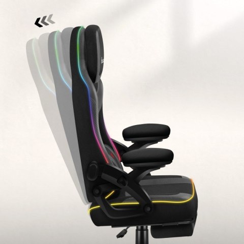 Huzaro Fotel gamingowy Force 4.6 RGB Black Mesh Huzaro Fotel gamingowy Force 4.6 RGB Black Mesh