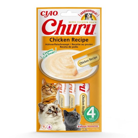INABA INABA CHURU kurczak przysmak kot 4x14g
