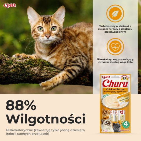 INABA INABA CHURU kurczak przysmak kot 4x14g