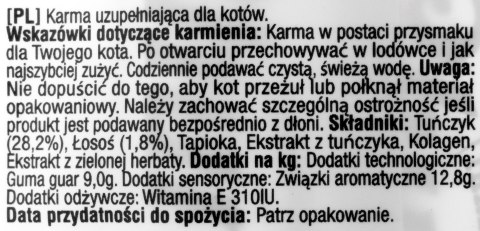 INABA Przysmak CHURU Tuńczyk z łososiem dla kota 4x14g INABA Przysmak CHURU Tuńczyk z łososiem dla kota 4x14g