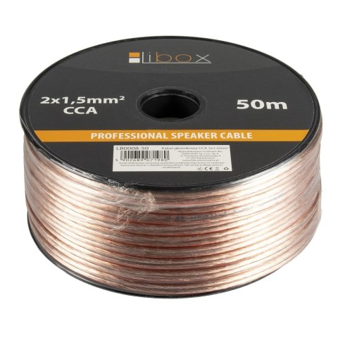 Libox LIBOX KABEL GŁOŚNIKOWY LB0008-50 2X1,5MM (50M)