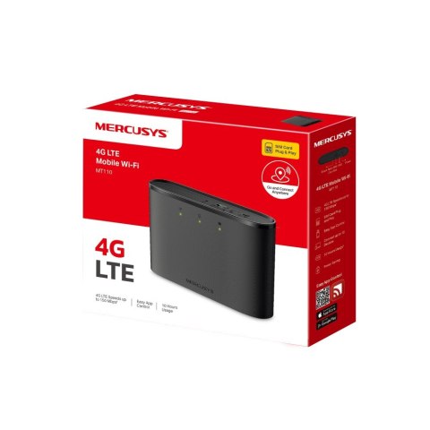 MERCUSYS Router Mercusys MT110 Przenośny hotspot 4G LTE MERCUSYS Router Mercusys MT110 Przenośny hotspot 4G LTE