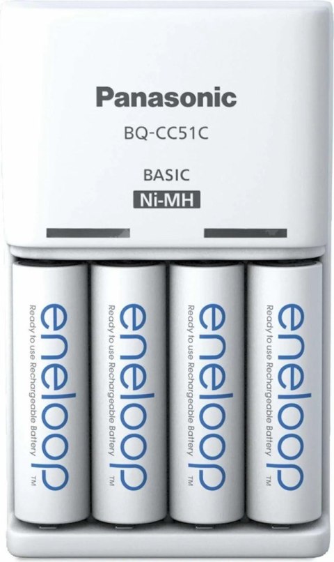 Panasonic ŁADOWARKA PANASONIC BASIC + 4x AA ENELOOP 2000 mAh Panasonic ŁADOWARKA PANASONIC BASIC + 4x AA ENELOOP 2000 mAh