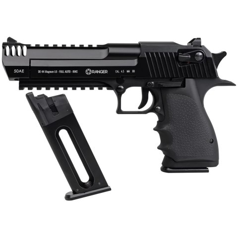 RANGER Pistolet wiatrówka RANGER DE 44 Magnum L6 FULL AUTO KWC kal. 4,5 BBs BLOW BACK 15 strz. METAL Slide CO2