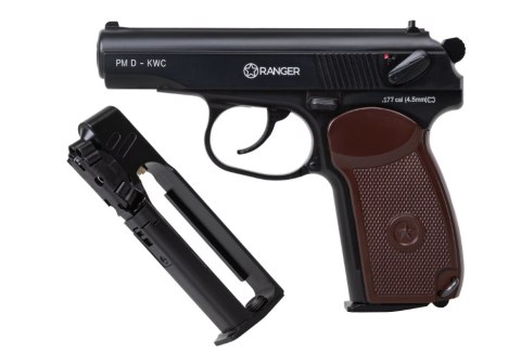 RANGER Wiatrówka pistolet RANGER PM Diabolo KWC kal. 4,5 2x6 strz. FULL METAL CO2 (AAKCPD441AZB) RANGER Wiatrówka pistolet RANGER PM Diabolo KWC kal. 4,5 2x6 strz. FULL METAL CO2 (AAKCPD441AZB)