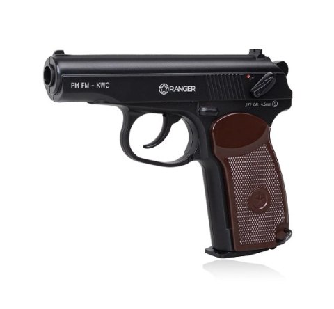 RANGER Wiatrówka pistolet RANGER PM FM KWC kal. 4,5 BBs 18 strz. FULL METAL CO2 (AAKCMD441AZB) RANGER Wiatrówka pistolet RANGER PM FM KWC kal. 4,5 BBs 18 strz. FULL METAL CO2 (AAKCMD441AZB)